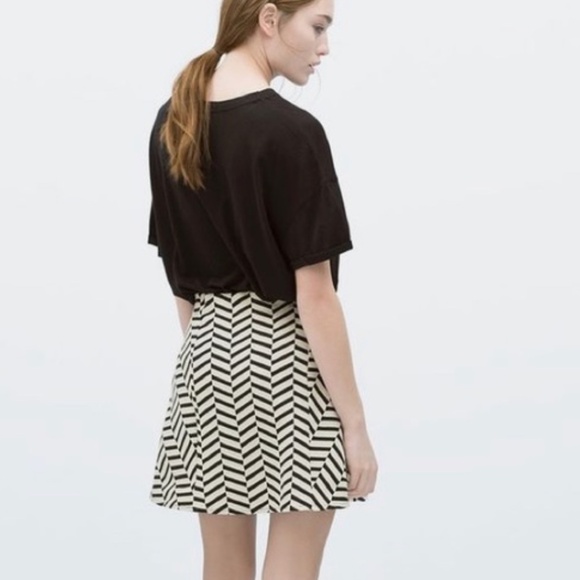 Zara jacquard skirt S - Picture 1 of 4